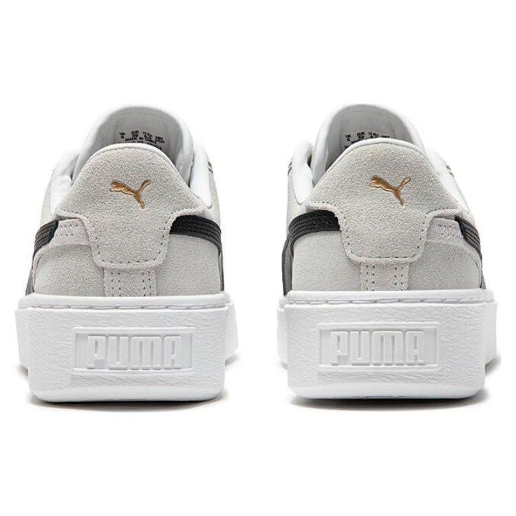 PUMA SuedePlatform 'White And Black' Women's 395225-02