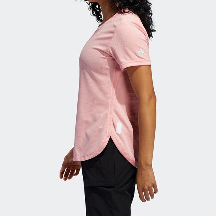 Adidas Set in Sleeve T Shirt Women's Pink FK9619