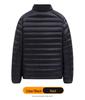 Leichte Herren-Daunenweste - Herbst/Winter Kollektion 2024, Trendiger Koreanischer Lässiger Stil, Weiße Entendaunenjacke