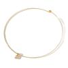 Geometric Heart Zircon Pendant Necklace For Women Fashion Student Casual Jewelry
