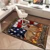 1pc American Flag Patriotic Pet Carpet Rug for Living Room Bedroom Home Sofa Decoration,Kids Play Non-slip Floor Mat
