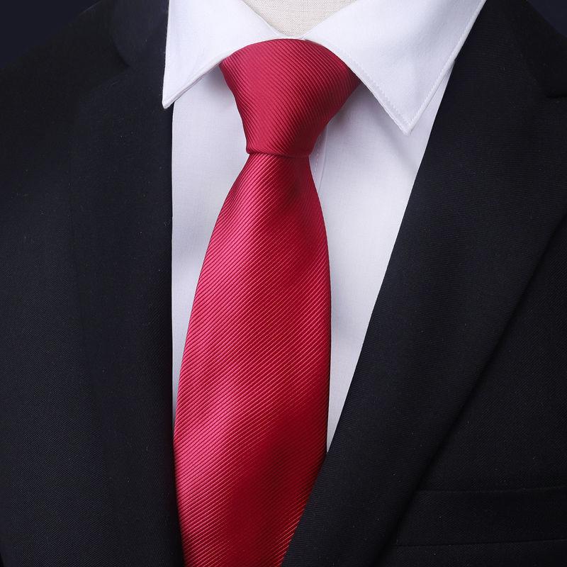 Tie Men'S Dress Business Korean Groom Wedding Women'S Red And Black Tie Narrow 8.5Cm Stripe British Style