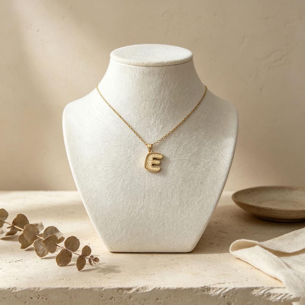 Trendy Modern Minimalist 26-Letter Cute Design Necklace