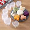 8 Stück Sushi-Form Reisbällchen-Formen Presse Sushi-Hersteller Dreieckige Form Japanische Onigiri Reisbällchen Bento-Werkzeug Küchenzubehör