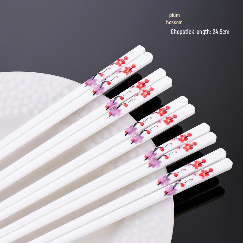 Ru Han Plum Blossom Ceramic Chopsticks