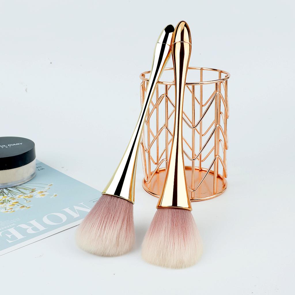 1 pièce Brosse à poussière pour ongles Taille fine douce Nettoyage de la poussière Nettoyant Nail Art Dissolvant Pinceau à poudre Maquillage Outils Stylo Manucure Coloré