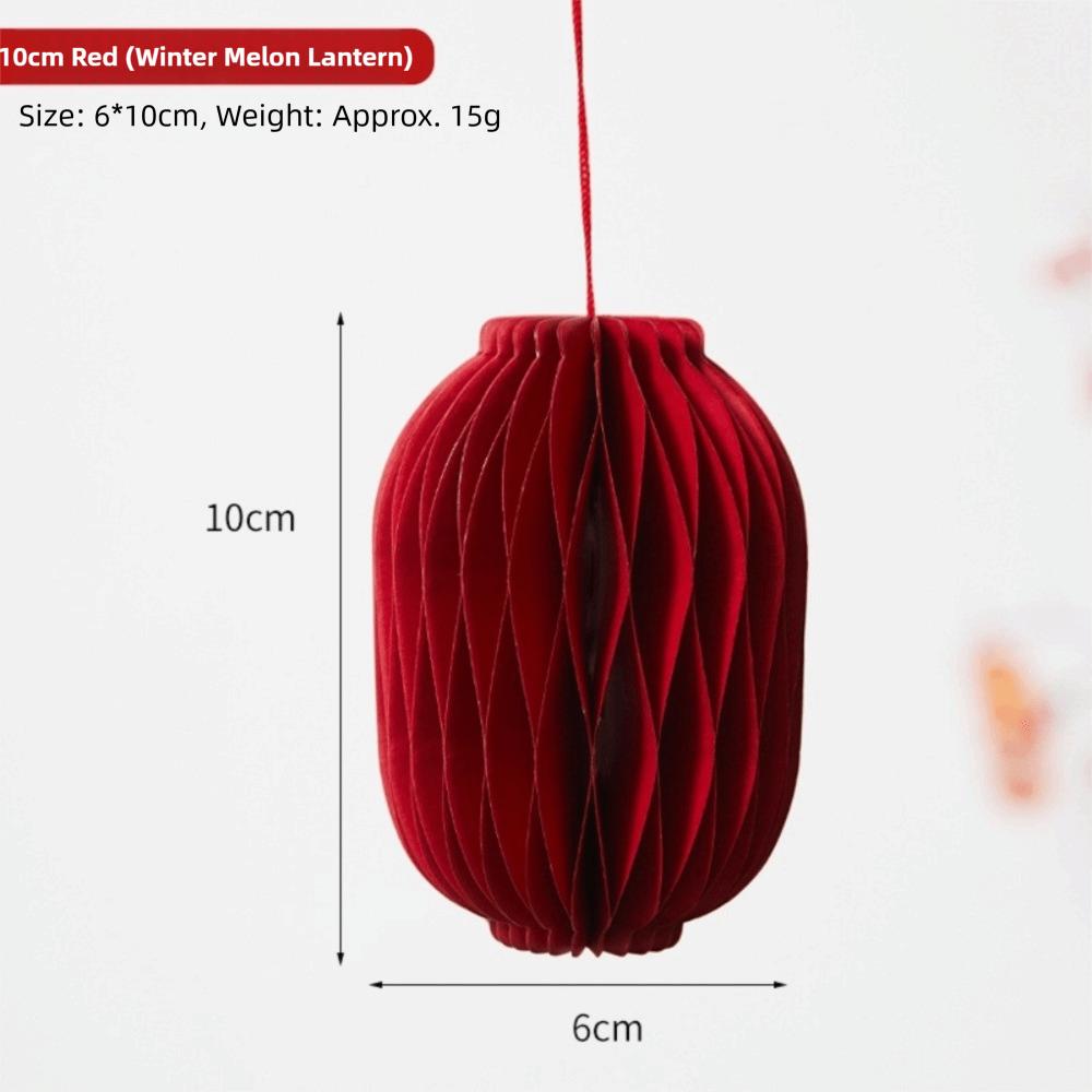 2026 Red Honeycomb New Year Decorations with Tassel Paper Christmas Tree Ornament Hanging Style Christmas Balls Patio Decor
