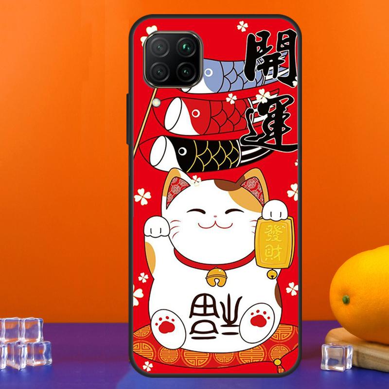 China Cute Lucky Cat For Huawei Nova 9 10 SE 5T 12i 12s 11i Y91 Y90 Y60 Y70 Y72 Y61 P60 Pro P20 P40 P30 Lite Case