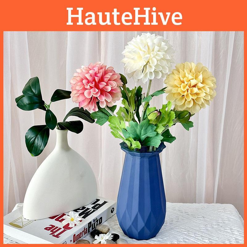 Simulated Pinnata Dahlia Flower Bouquet Artificial Chrysanthemum For Decor
