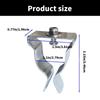 5Pcs Basement Window Well Cover Install Retaining Clips Window Well Cover Clips Egress Cover Spring Clips With Screws