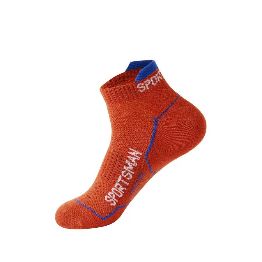 Men's Sports Low-Cut Breathable Mesh Badminton Socks - Anti-Odor, No-Show for Spring, Summer, and Autumn