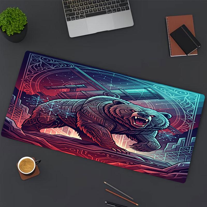 North Sydney Bears Druck Mauspads, für Tastaturauflage Laptop PC Matte für Büro Heimgebrauch, Schreibtischdekoration, Perfektes Geburtstagsgeschenk für Gamer