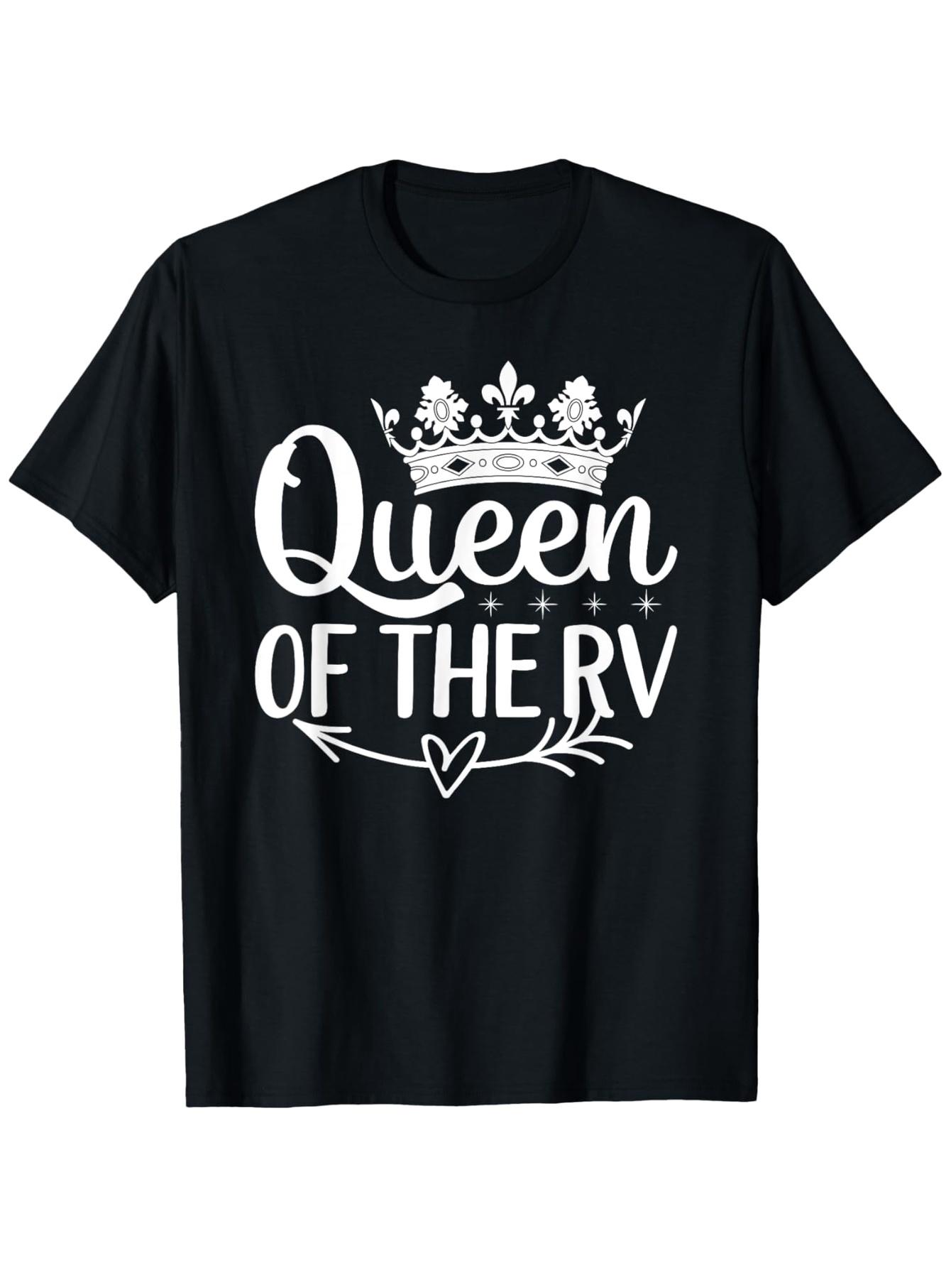 Queen of The RV - Proud Camper Mom Mother Wife Spouse T-Shirt S разноцветный