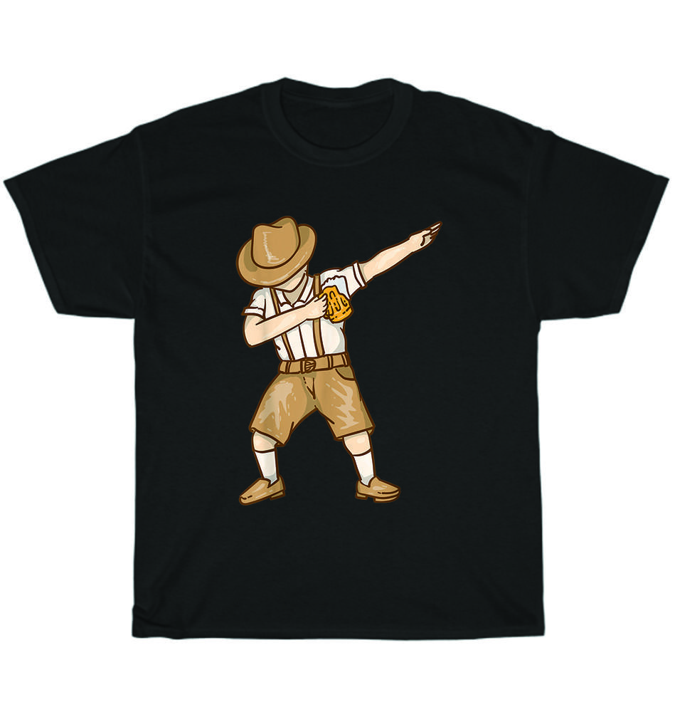 

Dabbing Man With Beer Mug Dab Dance Drinking Drunk Drinker Party T-Shirt Unisex 2XL