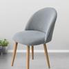 Anti-slip Low Back Duckbill Dining Chair Cover Backrest Protector  for Home Hotel Decoration