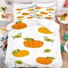 Cartoon Kürbis Bettbezug Schlafzimmer 3-teiliges Set Kinder Niedlich Polyester Weich Atmungsaktiv Bettdecke Animation Bettwäsche