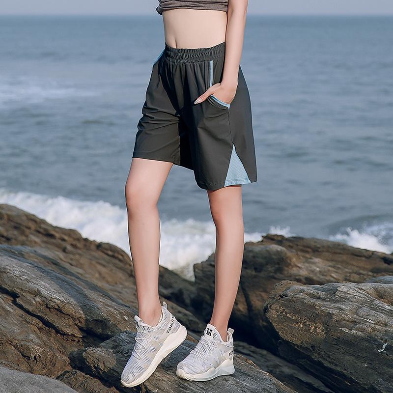 Большие размеры Шорты для йоги Женские летние свободные с высокой талией Фитнес — фото 6