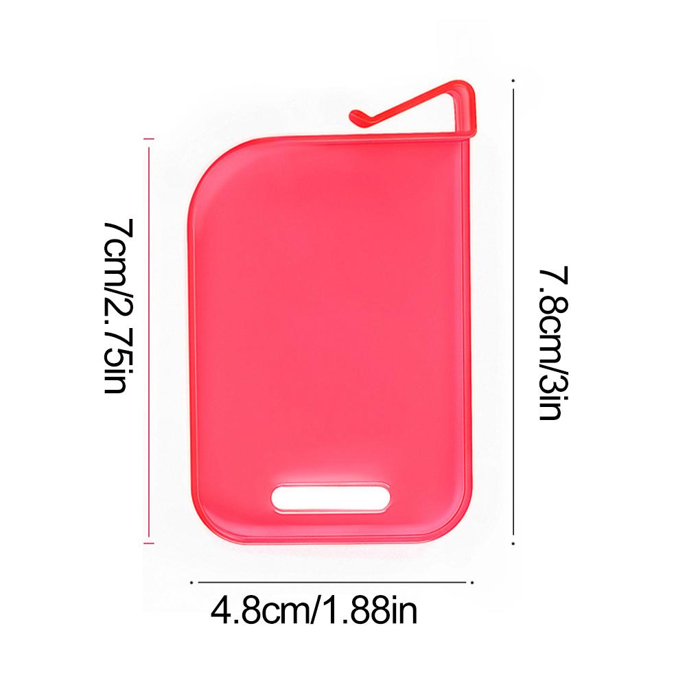 5Pcs PP Plastic Trading Card Box Baffle Clip Game Card Multi-layer Box Card Spacer Storage Classification Barrier Plate Clip