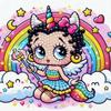 Rainbow Girl Full 5D DIY Pearl Gem Art Diamond Painting Kits for Adults/Beginners Gift Idea Home Decor 11.81x11.81in