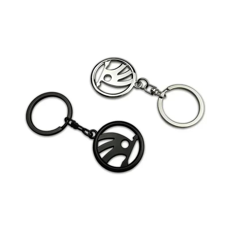 Car Sticker 2026 Hot for Skoda Metal Car Keychain Pendant Key Rings Holder Octavia Kodiaq Superb Yeti A7 Roomster VRS Rapid Kodi