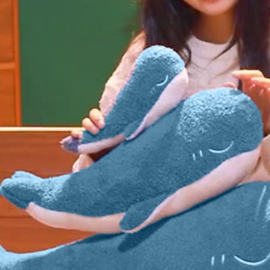 Plush Whale  Doll High Simulation Soft Stuffed Decorative Toy Plush Whale Animal Plush Stuffed Toy for Children