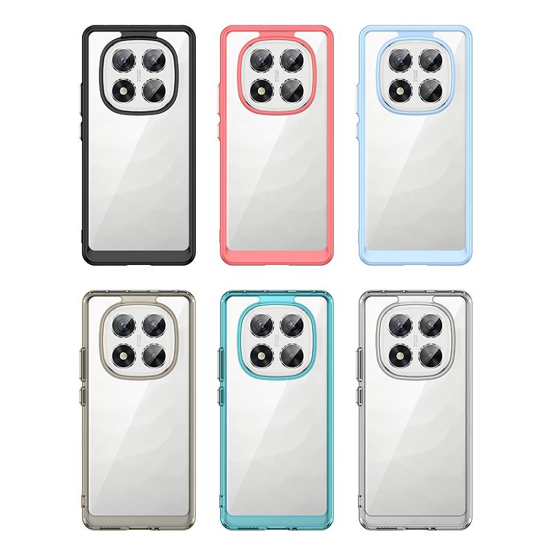 Für Cover Poco X7 Hülle Poco X7 Capas Neu Stoßfestes Handy Bumper Rückseite Rüstung Transparent Klar Für Fundas Xiaomi Poco X7 PocoX7