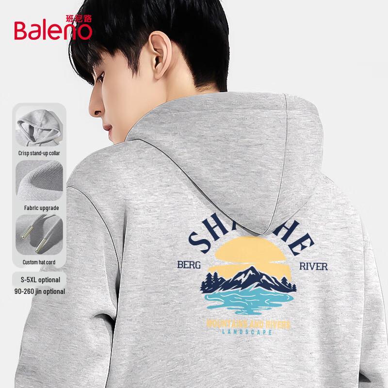 

Baleno Men s Loose Fit Pullover Hooded Sweatshirt 3XL