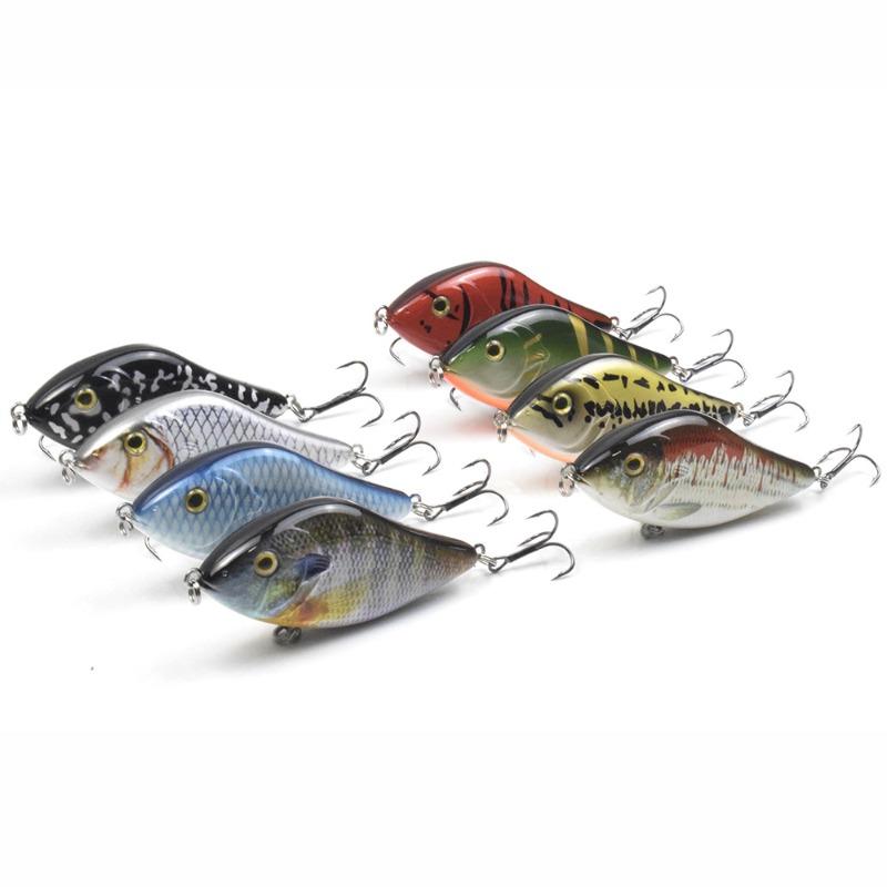Slow Sinking Type with Rattling Beads Lure 10cm/7cm 45g/15.5g 3D Fish Eye Imitation Artificial Hard Bait Imitation Dogfish Lures