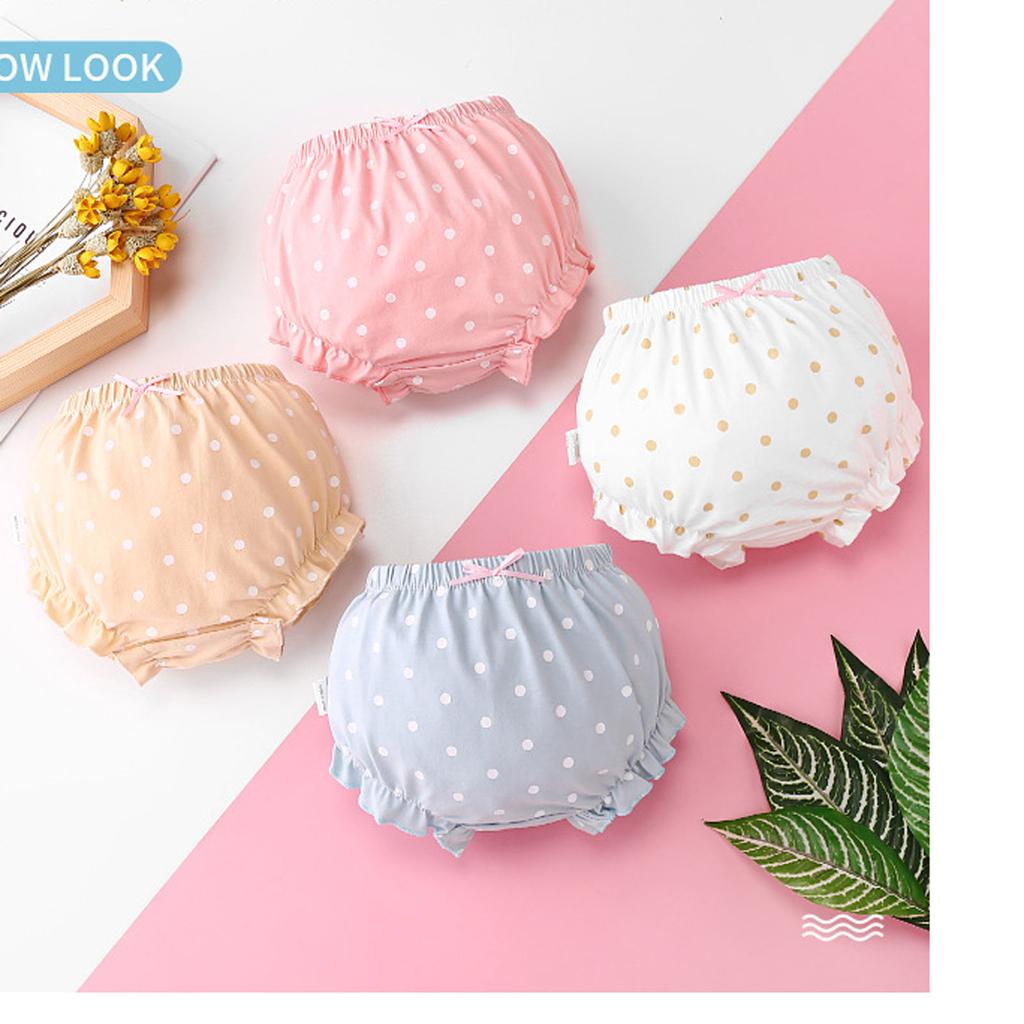 Children's Breadcrumb Pants With Wide Rib Hems  Wave Point Printed Underwear