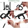 Garneck Dog Ear Stand Up Support Tool Dog Ear Posting Kit with Tape and 2 Vertical Fixed Correction Sticks Puppy Support Tape for Doberman Pinscher