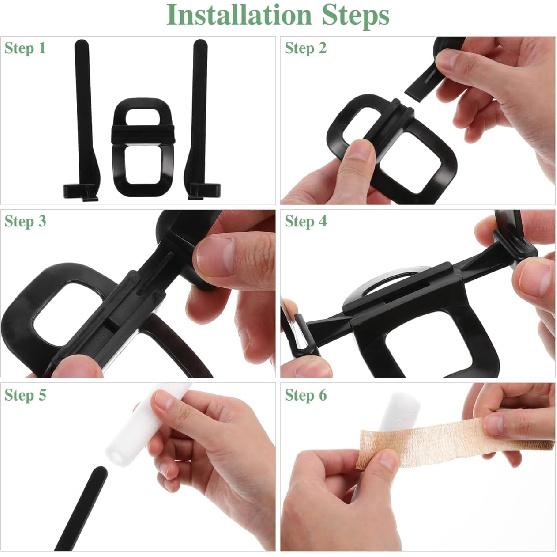 

Garneck Dog Ear Stand Up Support Tool Dog Ear Posting Kit with Tape and 2 Vertical Fixed Correction Sticks Puppy Support Tape for Doberman Pinscher