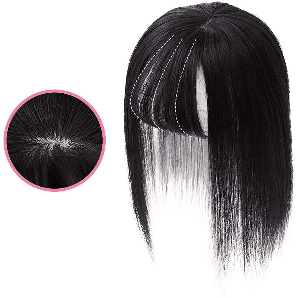 Hair Toppers Silk Base Crown Topper Human Hair Clips Toppers Top Hairpieces for Women Thinning Hair Cover
