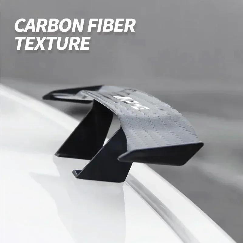 BQFJ7 Mini Wings Car Body Kits Rear Spoiler Small Model Decoration Auto Accessories For Mercedes Benz AMG GLC GLE W204 W205 W211 W212