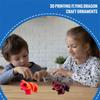 3D Printed Simulated Eyes Cute Ornaments Hip Joint  Animal Toy Gift