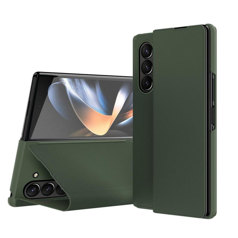 Custodia Protettiva Completa per Telefono Serie Galaxy Z Fold Texture Kevlar Antiurto Compatibile con Fold8 Fold7