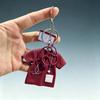 Medical Scrub Keychain 2D Flat Cartoon Stethoscope Decor Cute Backpack Pendant for Nursing Students