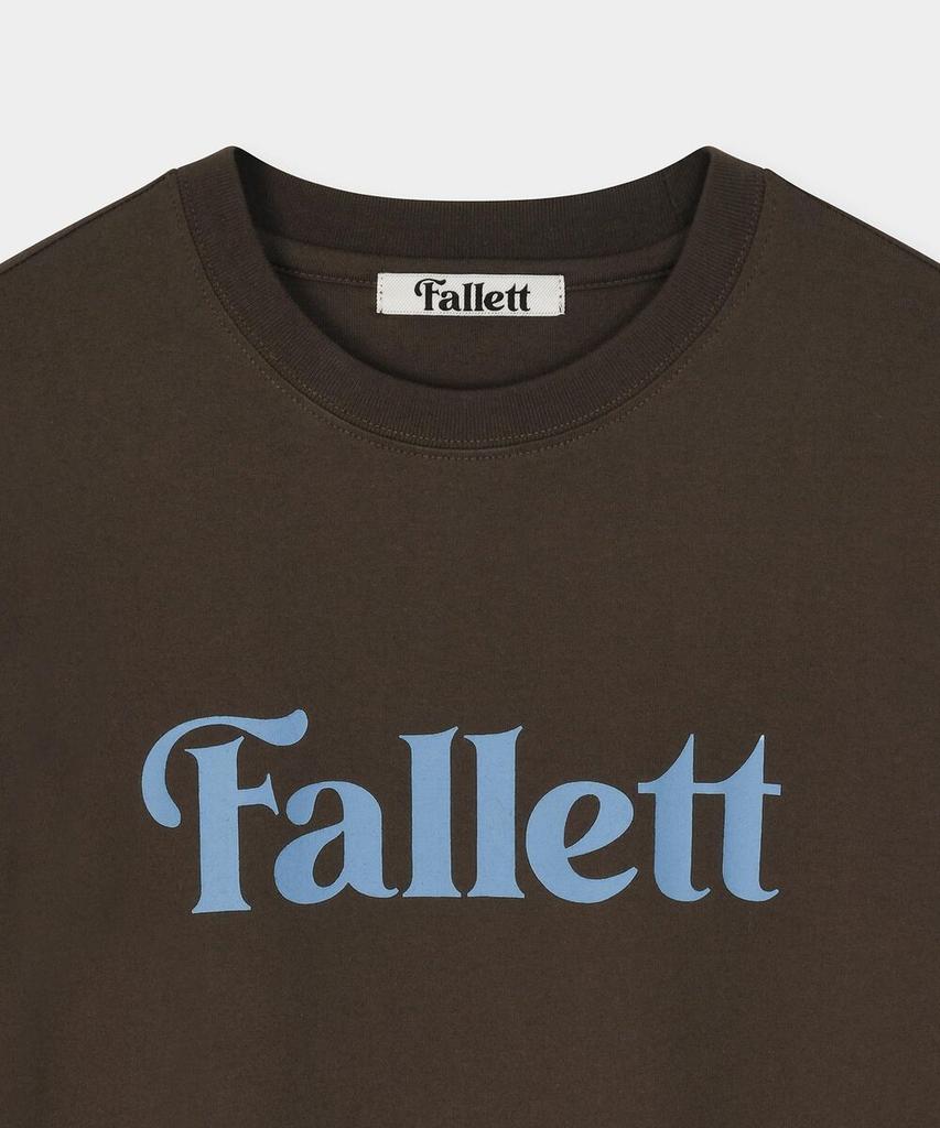 FALLETT Story Logo Essential Short Sleeve Tee Brown