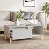 Vidaxl Couchtisch, Beton Grau, 90x50x36,5 cm