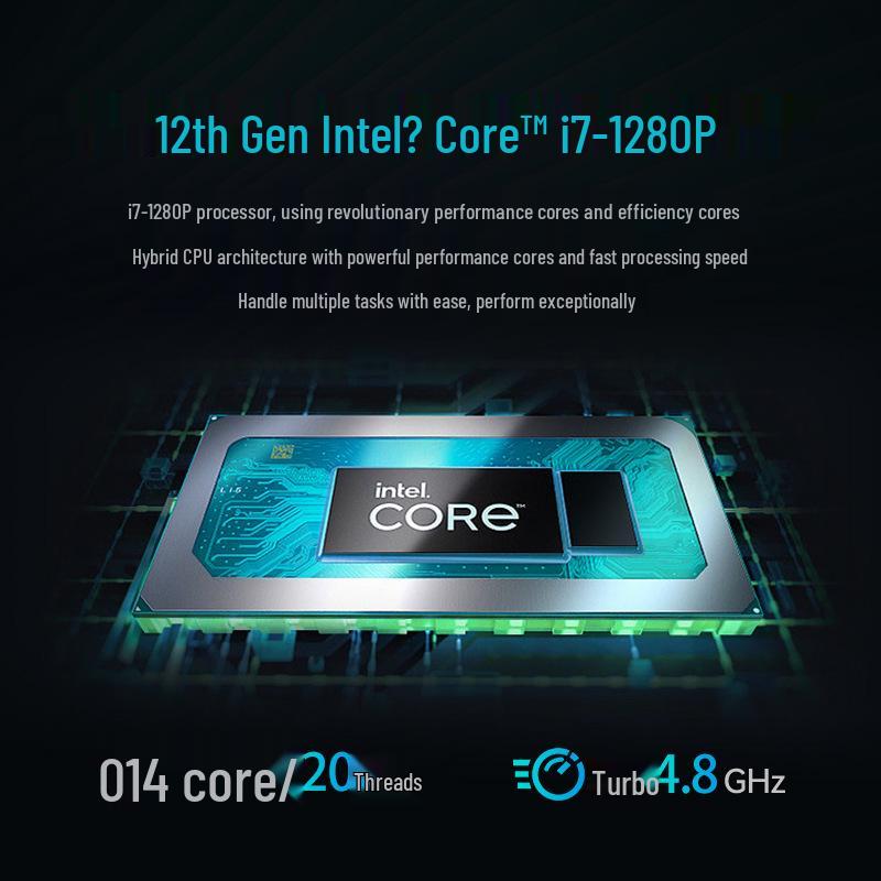 Industrial Mini PC: Core i7-1280P or i9-13900H Business Micro Desktop