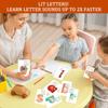 Early Learning Flash Cards Letter  Montessori Alphabet Cards Toddler Learning Activities
