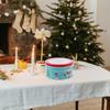 Christmas Biscuit Box Tinplate Candy Container with Lid Holiday Gift Storage Tin Xmas Party Decoration Sweet Treat Case Metal