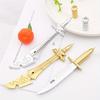 Back To School Season 10pcs 0.5mm Creative Stationery Sword Gel Pen Weapon Shape Water-based Pen Cute Pen Office Stationery Signature Pen