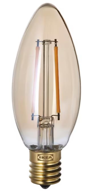 Tischlampe, dimmbar, anthrazit, 25 cm (103.238.96) LED-Lampe, E17, 210 Lumen, dimmbar, Kronleuchter, braunes Klarglas (605.392.57) Gehäuse und LED-Birne(n)