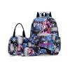 Witch Hunters Backpack Three-Piece Large Capacity Backpack Kpop Demon Hunter Peripheral Bag School Bag