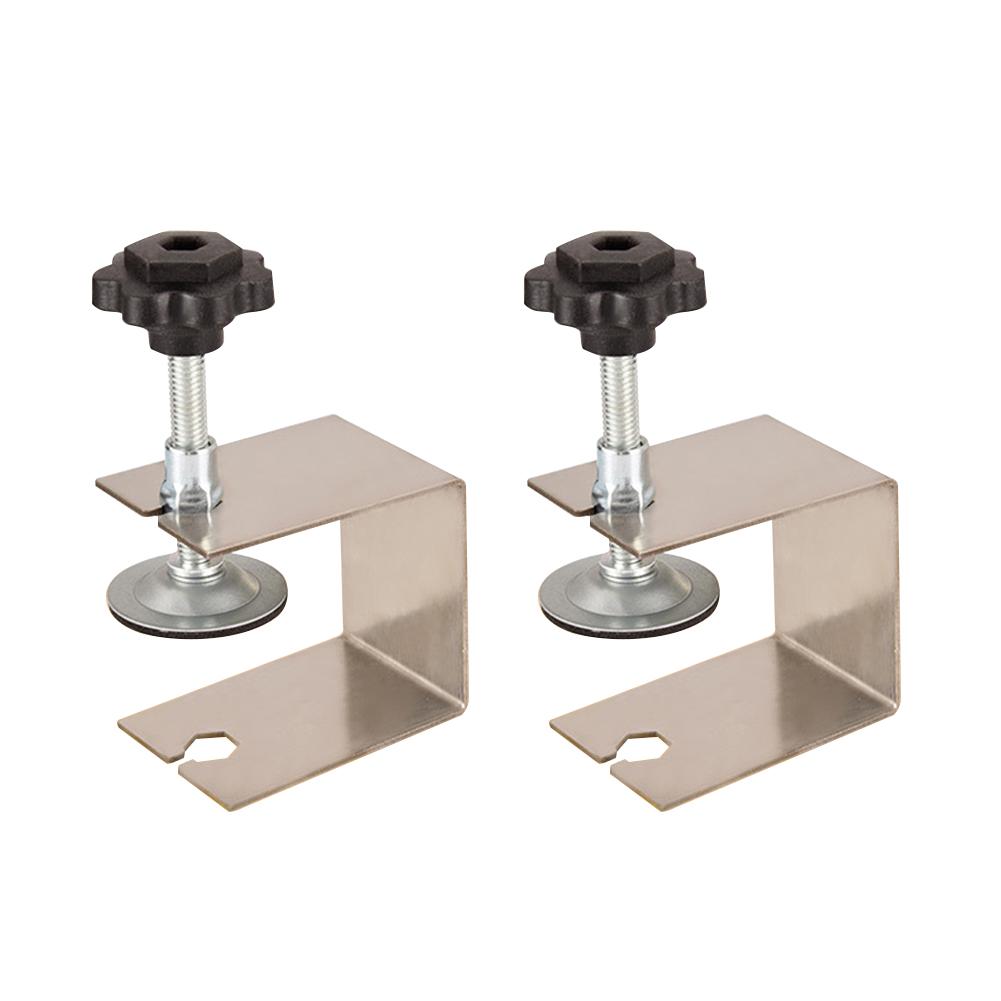 1/2pcs Drawer Front Fixer Hardware Drawer Panel Mounter Clip Woodworking Gadgets