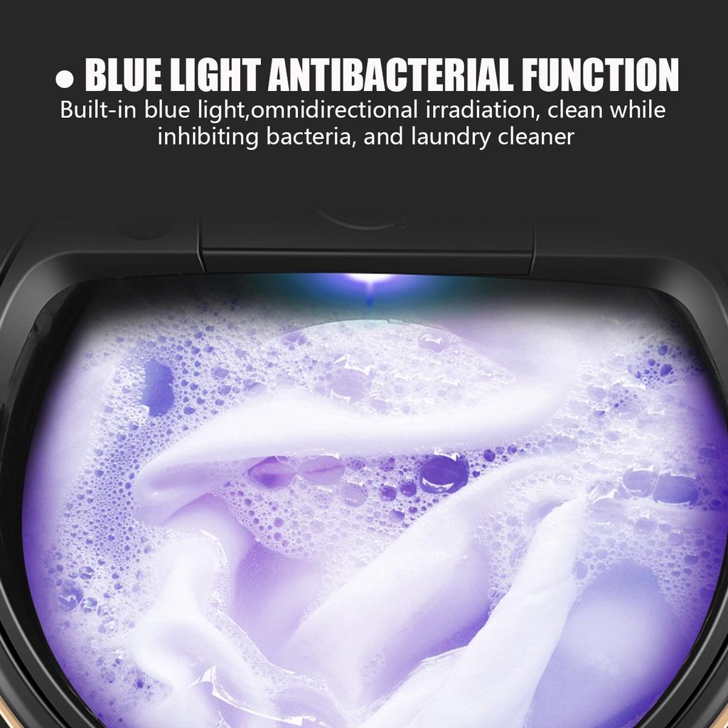 8L mini pračka Přenosná mini ultrazvuková pračka Špinavé prádlo Turbína Čištění Pračka Prádelna Cestování Business
