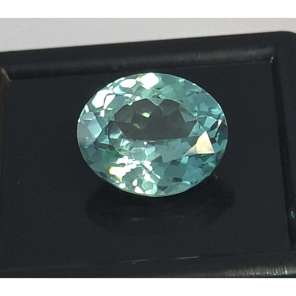 Light Green Sapphire Natural 6-8 Ct Oval Cut Beautiful Certified Loose Gemstone