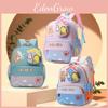 Cute Fun Cartoon Nylon Backpack For Boys And Girls In Trendy Soft Colors
