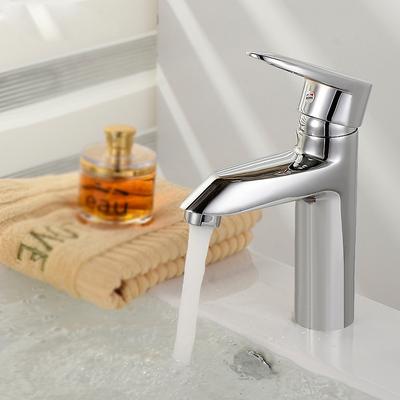 Copper Washbasin Faucet Washbasin Cold and Hot Faucet Single Handle Single Hole Faucet Manufacturer