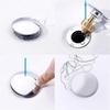 Sink Drain Plug Size Sink Drain Stopper Wash Basin Bounce Drain Filter With Anti-clogging Basket